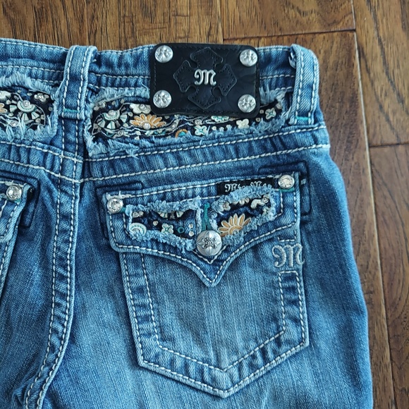 Miss Me Cuffed Capri size 14 - Picture 1 of 4